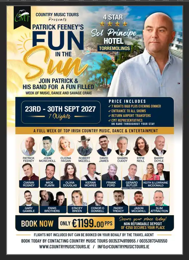 Patrick Feeney Fun in the Sun 2027 poster, page 1